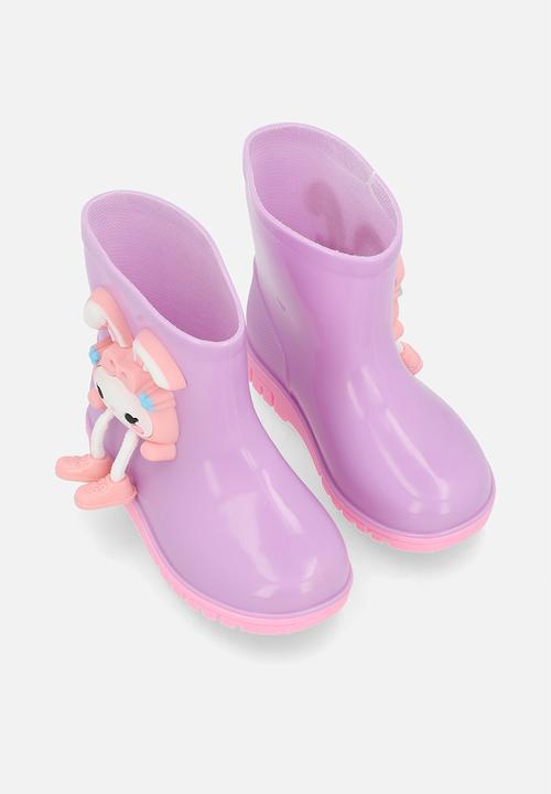 Pop Candy - Kids novelty rainboot - light purple/pink