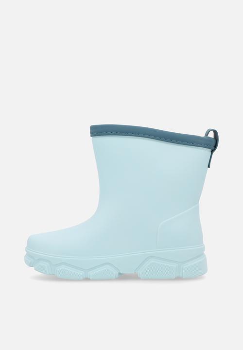 Pop Candy - Dino rain boot - pastel blue