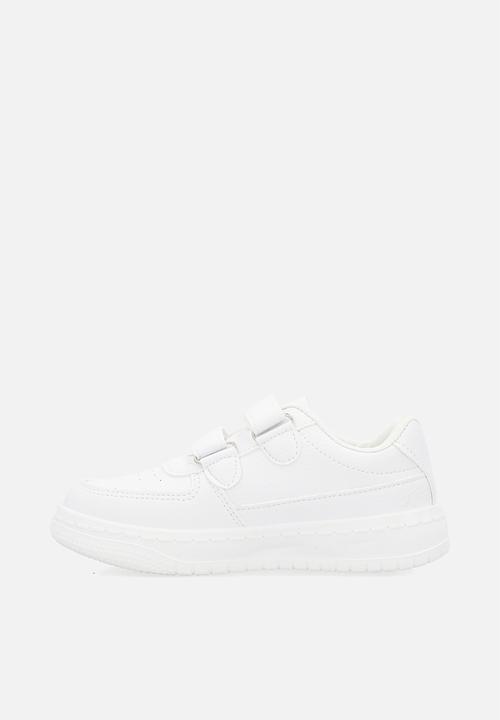 Pop Candy - K adjustable fasteners strap sneaker - white
