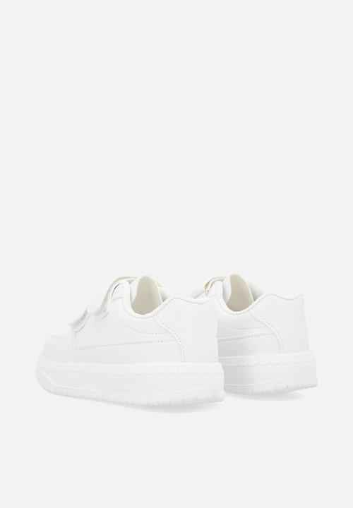 Pop Candy - K adjustable fasteners strap sneaker - white