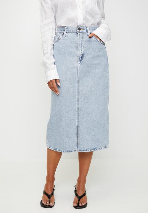 Levi’s® - HR Back Slit Skirt - Intense Subject
