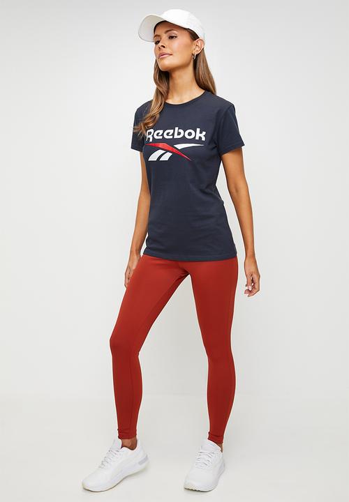 Reebok - Wren 2 Colour Logo Crew Ss Tee - Vector Navy