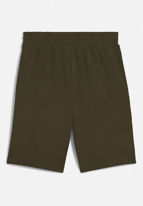 PUMA - ESS 2 COLOR No. 1 Logo Shorts 10" TR - Dark Olive
