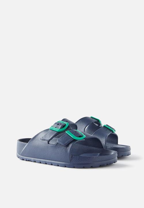 Cotton On - Twin strap slide - deep dive/deep mint