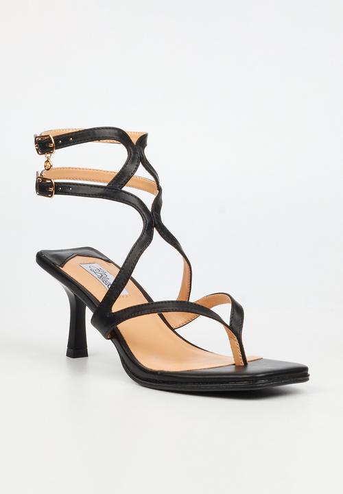 Miss Black - Gelato 3 gladiator heel - black