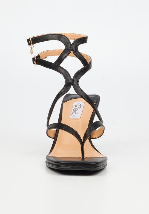Miss Black - Gelato 3 gladiator heel - black