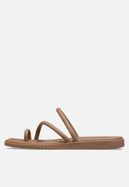 Crocs - Miami i toe loop sandal - milk chocolate