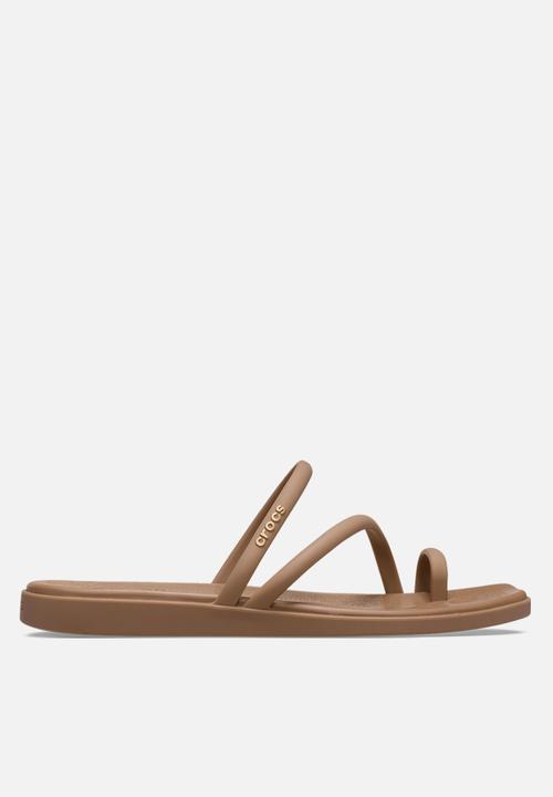 Crocs - Miami i toe loop sandal - milk chocolate
