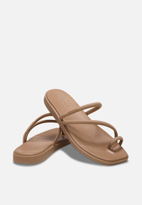 Crocs - Miami i toe loop sandal - milk chocolate