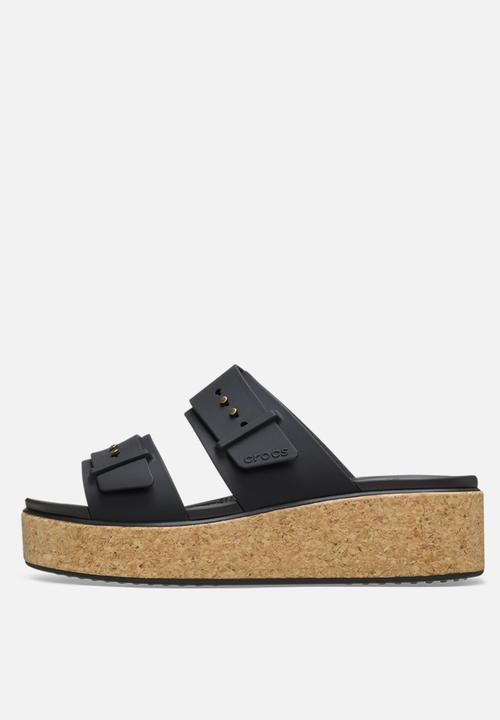 Crocs - Brooklyn klyn cork buckle - black