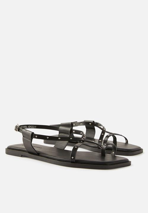 Cotton On - Amber sandal - black/hardware
