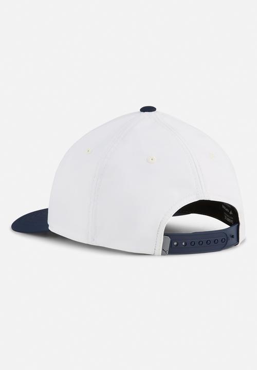 PUMA - Crafted P Cap - Warm White-Deep Navy