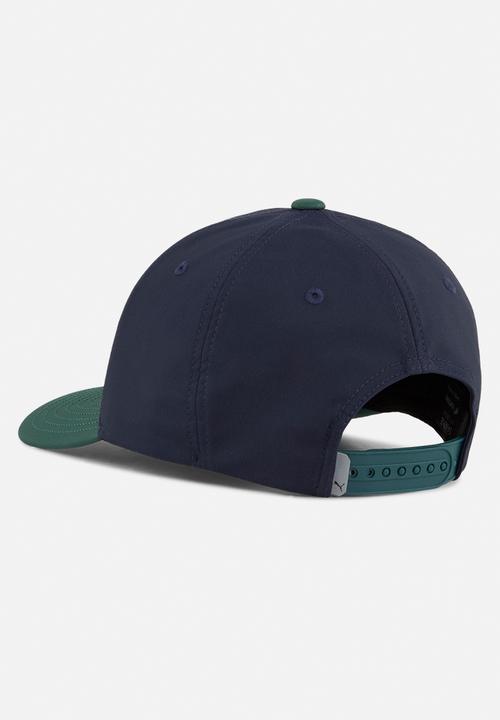 PUMA - Crafted P Cap - Deep Navy-Green Terrain