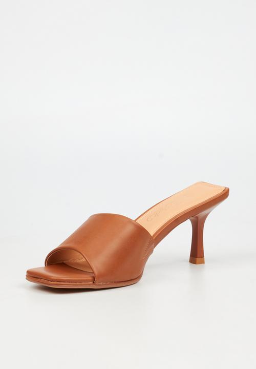 Miss Black - Gelato 2 mule heel - tan
