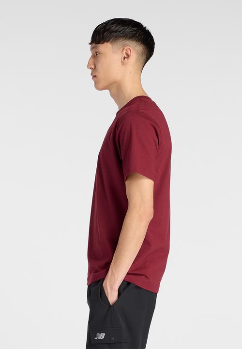 New Balance  - NB Sport Cubed Tee - Monarch Burgundy