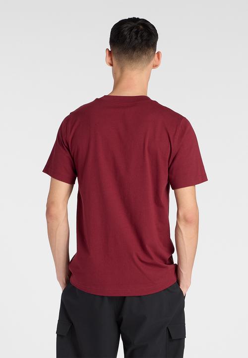 New Balance  - NB Sport Cubed Tee - Monarch Burgundy