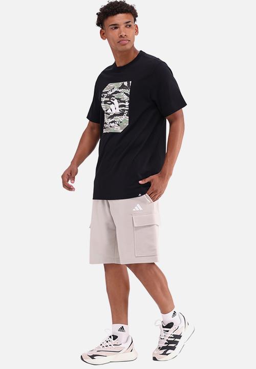 adidas Performance - Camo Shape Graphic T-Shirt - Black