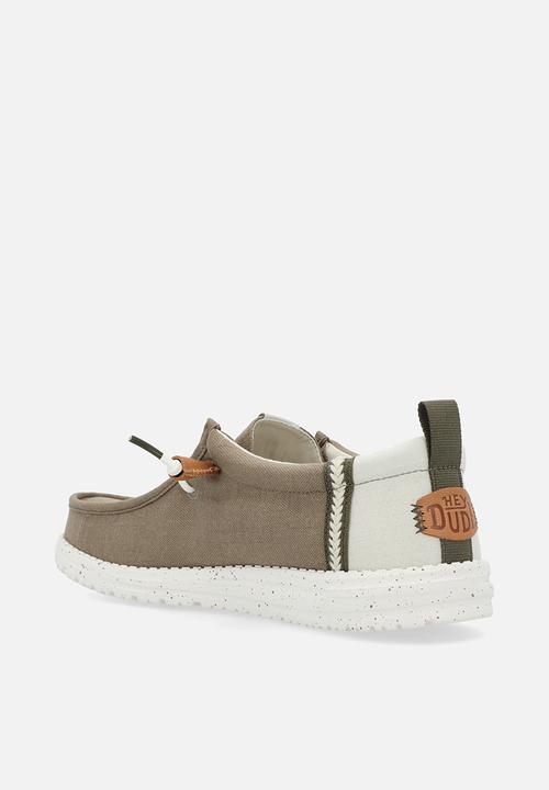 Hey Dude - Wally Craft Linen TSB - Timber/Silver Birch