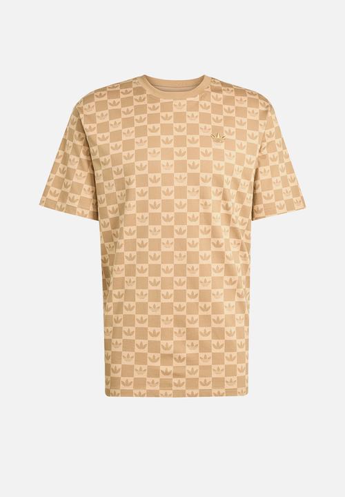 adidas Originals - Monogram Loose Tee - Brown