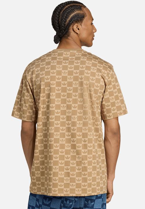 adidas Originals - Monogram Loose Tee - Brown