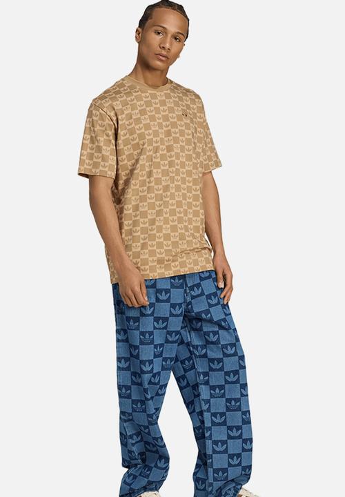 adidas Originals - Monogram Loose Tee - Brown