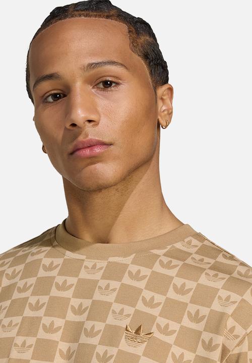 adidas Originals - Monogram Loose Tee - Brown