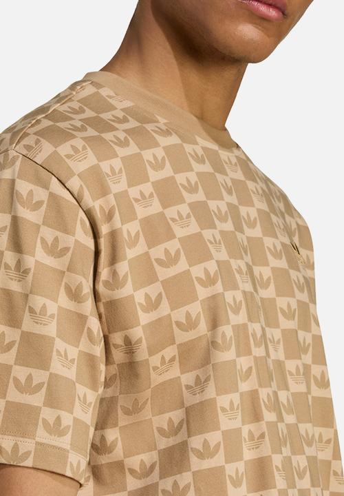 adidas Originals - Monogram Loose Tee - Brown