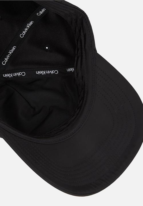 Calvin Klein - 6 Panel Monologo Patch Cap - Black
