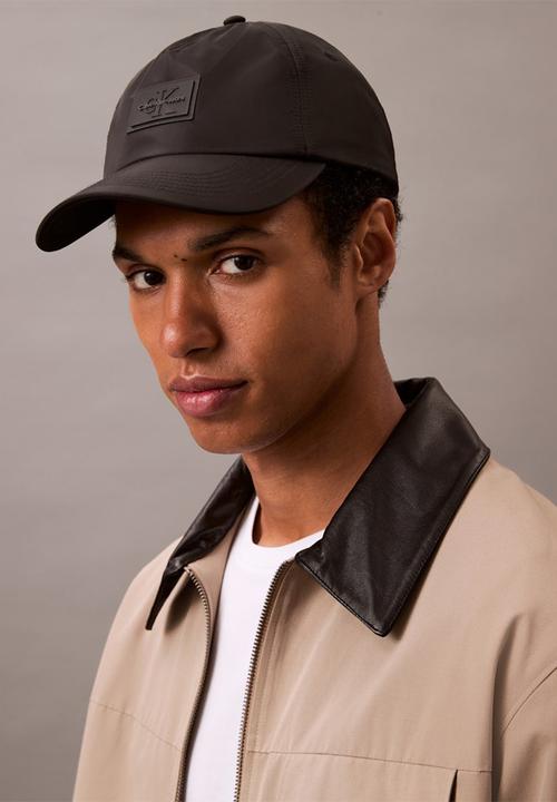 Calvin Klein - 6 Panel Monologo Patch Cap - Black