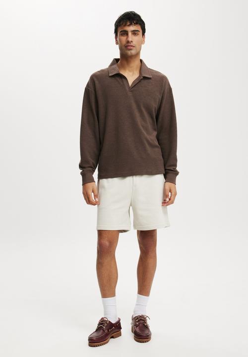 Cotton On - Everyday Fleece Short - Bone