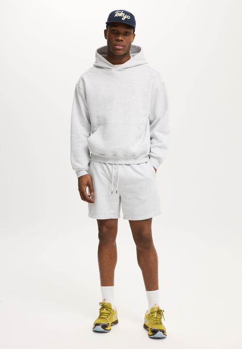 Cotton On - Everyday Fleece Short - Grey Marle