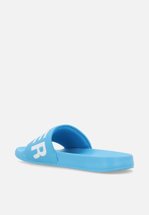 Superdry. - Core graphic pool slide - blue
