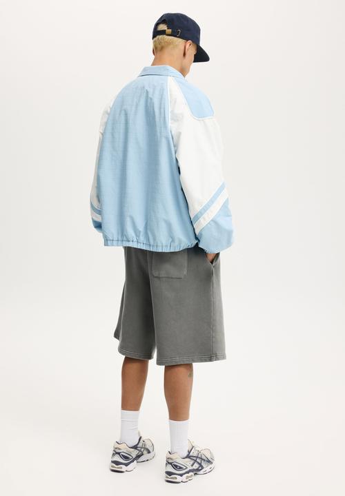 Cotton On - Super Baggy Fleece Short - Slate Stone