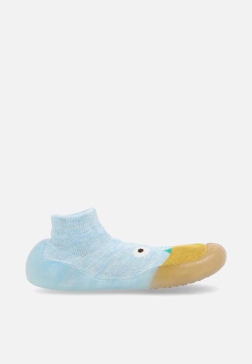 Pop Candy - Sock boots - light blue/multi