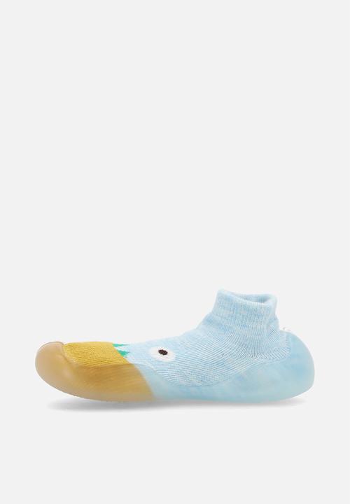 Pop Candy - Sock boots - light blue/multi