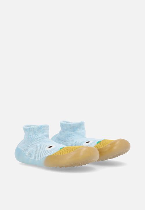 Pop Candy - Sock boots - light blue/multi