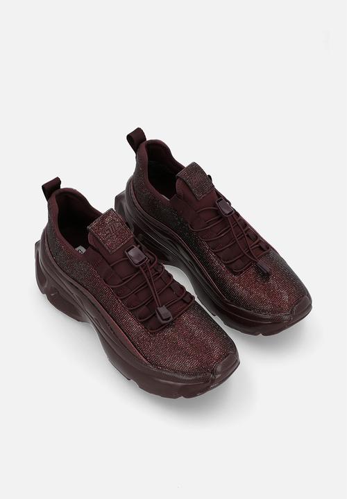 Steve Madden - Fabuluxe sneaker - dk cherry lacq