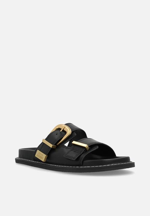 Steve Madden - Arch slide - blk action lea