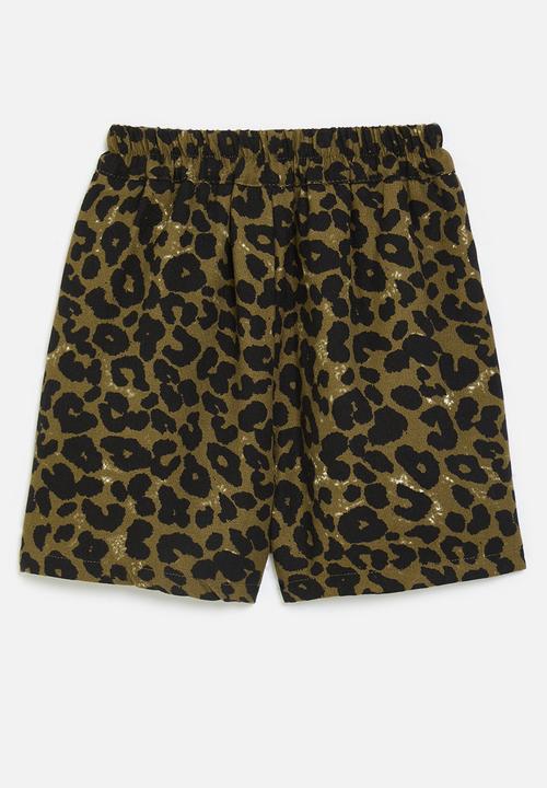Pop Candy - Basic shorts - leopard print