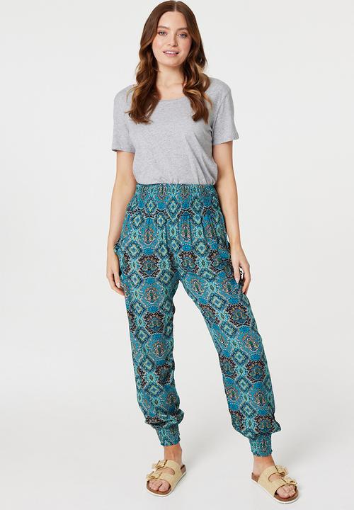 Stella Morgan - Harem Pant - Multi Green