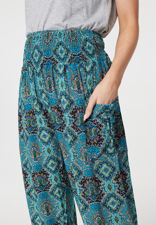 Stella Morgan - Harem Pant - Multi Green