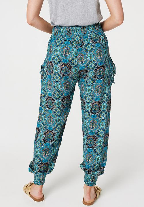 Stella Morgan - Harem Pant - Multi Green
