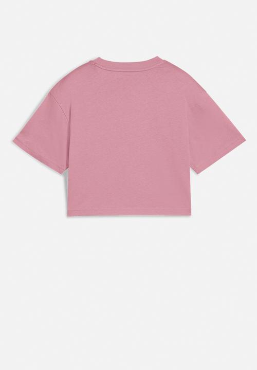 PUMA - Ess 2 Color No. 1 Logo  Short Length Tee G-Poised Pink