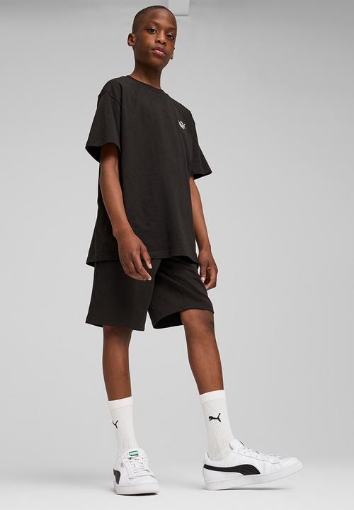PUMA - Ess No. 1 Logo Jersey Shorts B-Puma Black