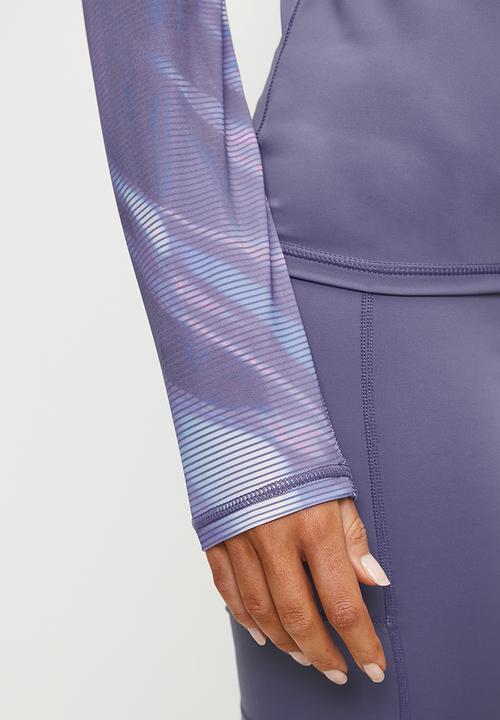 Lizzy - Ladies long sleeve rashvest - purple aura