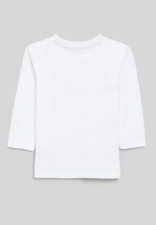 Pop Candy - Long sleeve graphic tee - white