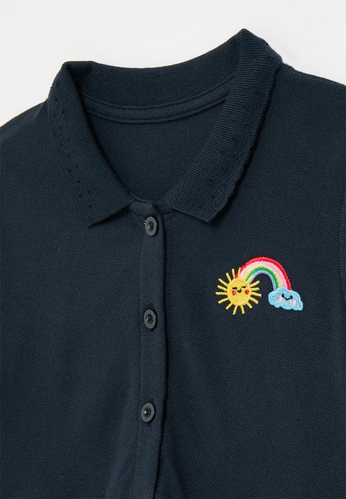 Pop Candy - Golfer dress - black/rainbow