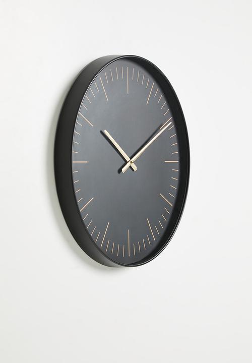 H&S - Mood wall clock - black