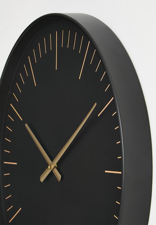 H&S - Mood wall clock - black