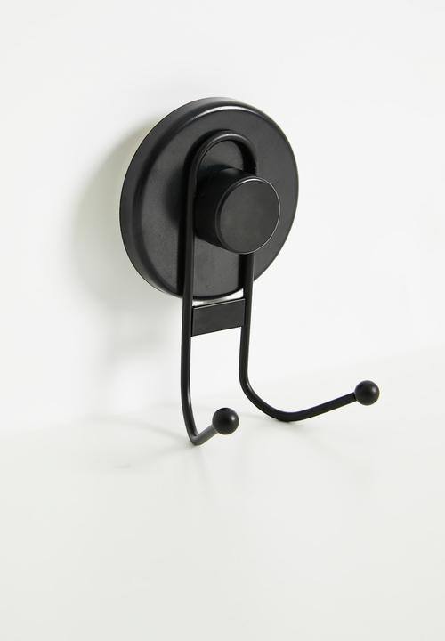 Bathroom Solutions - Suction hook - black